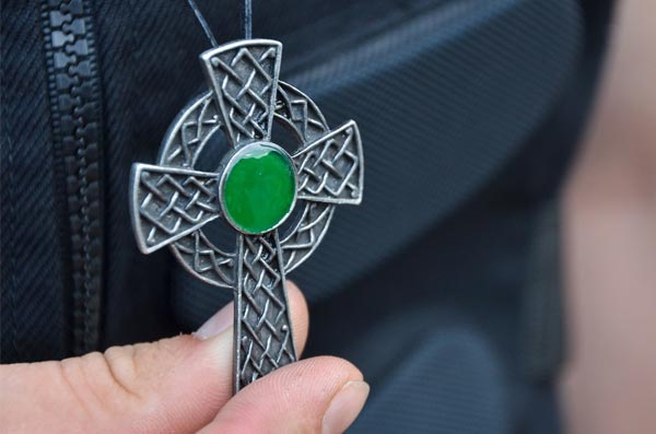 Keltisches Kreuz Silberschmuck Anhänger
