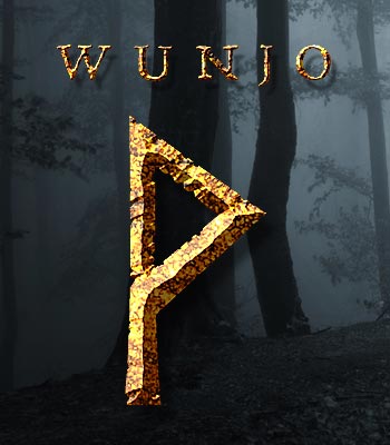 Wunjo Futhark-Rune