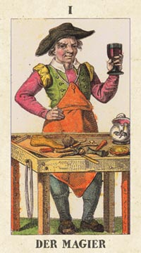 Der Magier im Classical Tarot