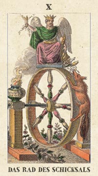 Das Rad des Schicksals im Classical Tarot
