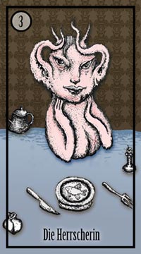 Die Herrscherin im Tableful Oracle Tarot