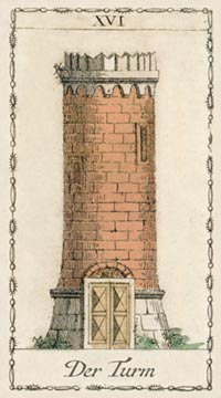 Der Turm im Tarot of Lombardy
