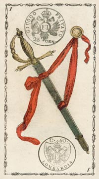 Tarot und Das Ass der Schwerter für Scharfsinn und Intellekt