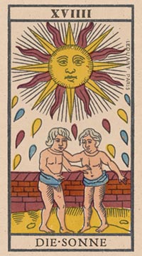 Die Sonne im Tarot of Marseilles