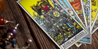 Der König der Münzen | Tarotkarte - Kleine Arkana